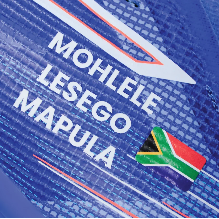 Close-up of Boot ID transfer material and print detail