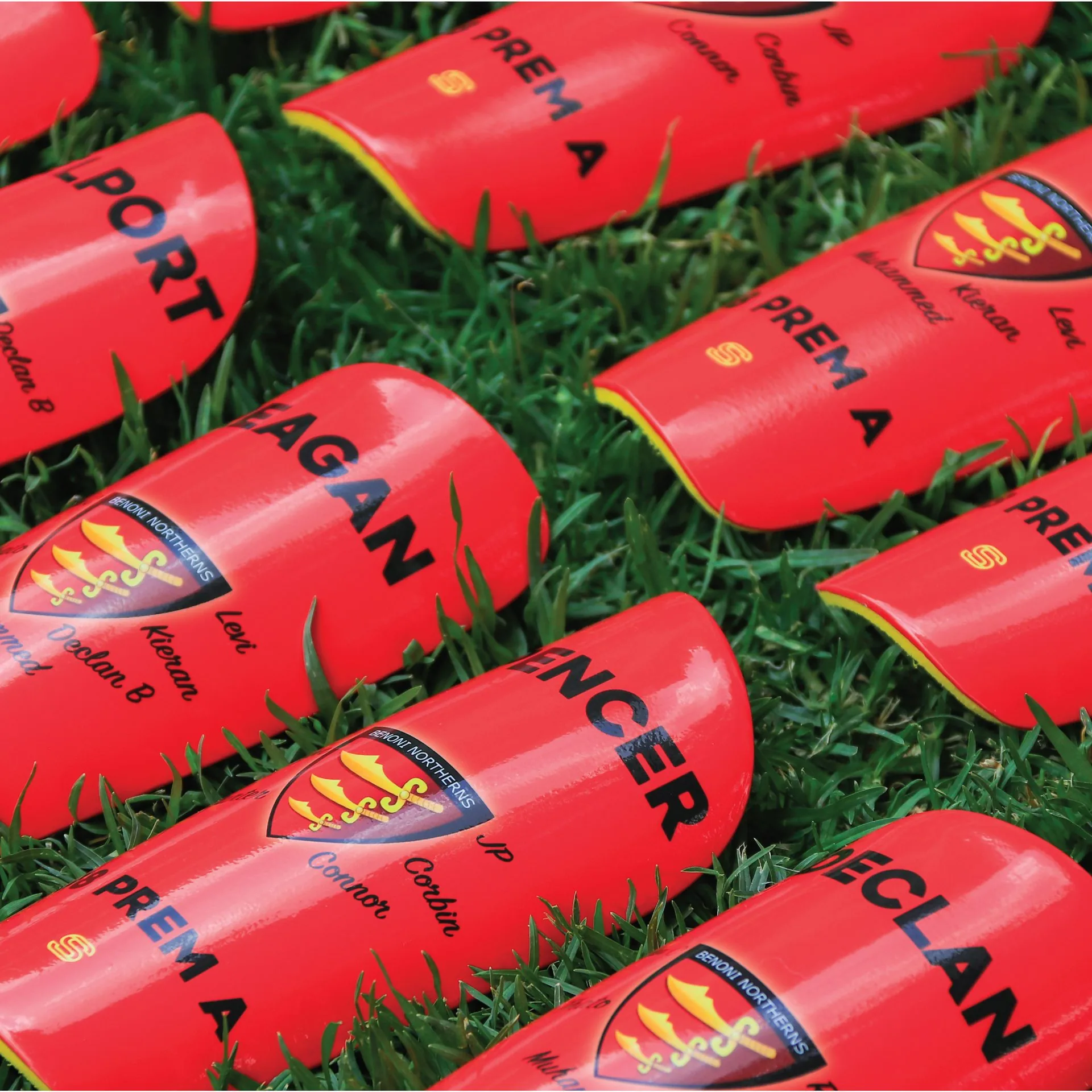 Club pads closeup