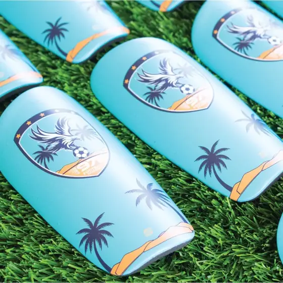 Shin pad angles